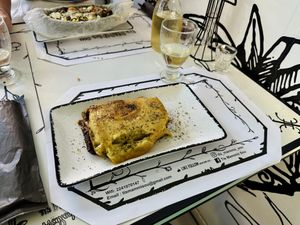 Vegan Moussaka   at Tis Mammis Sou in Rhodes