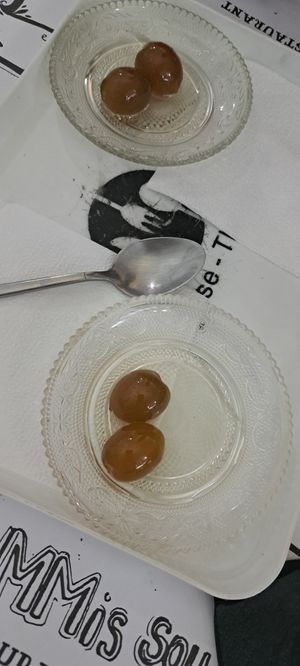 Sugared olives at Tis Mammis Sou in Rhodes