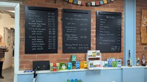 Friendly and very reasonably priced vegetarian cafe, with good vegan options. at The Happy Yak Cafe in Leeds