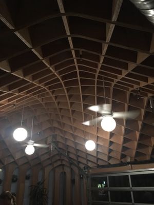 Beautiful new dining area at Sidewalk Citizen in Calgary