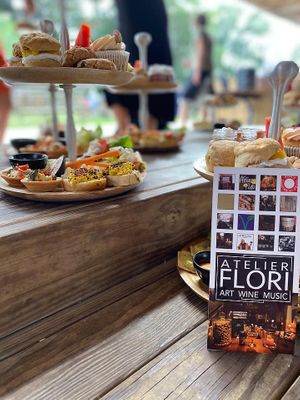 High tea on reservation at Atelier Flori in Bruges