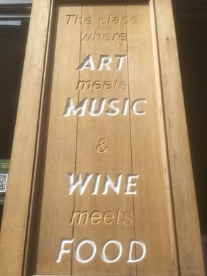 Where Art meets music and wine meets food  at Atelier Flori in Bruges