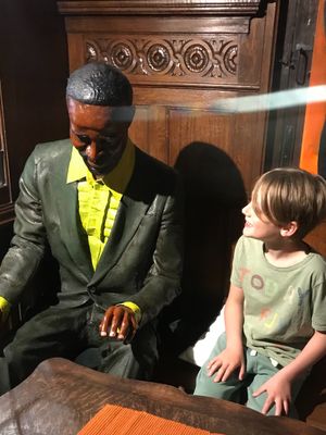 Marvin Gaye male of statue in Casino Oostend at Atelier Flori in Bruges