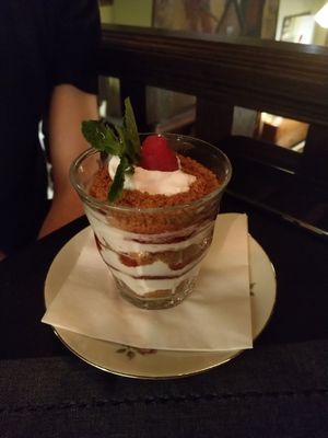 Tiramisu at Atelier Flori in Bruges