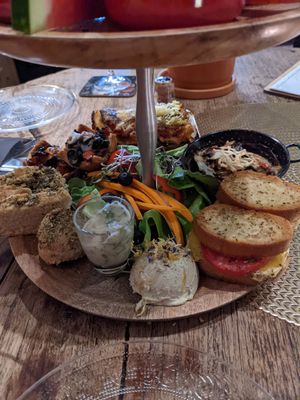 Platter at Atelier Flori in Bruges