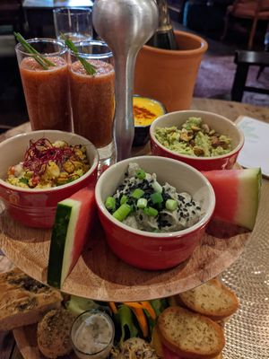 Platter at Atelier Flori in Bruges