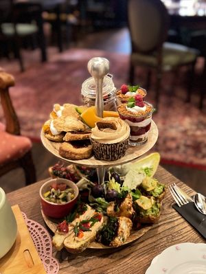 High tea treats  at Atelier Flori in Bruges