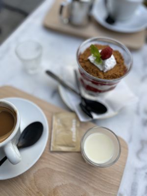 Copa and “cappuccino"  at Atelier Flori in Bruges