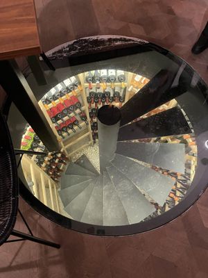Wine cellar.  at Atelier Flori in Bruges