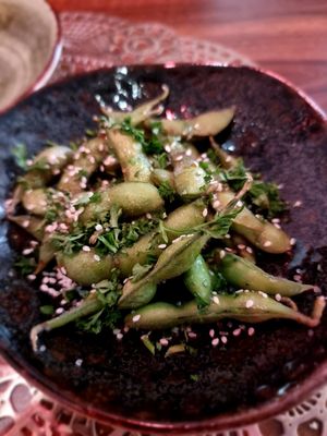 Edamame at Atelier Flori in Bruges