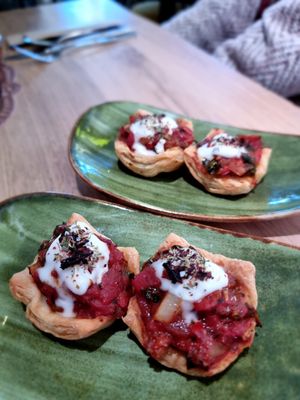 Appetizer at Atelier Flori in Bruges