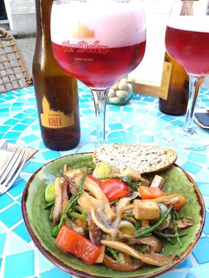 Voorgerecht - Een heel lekker zeegerecht at Atelier Flori in Bruges