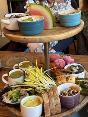 Sharing dish   at Atelier Flori in Bruges