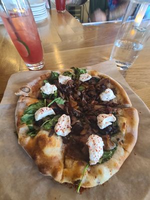 Mushroom Pizza at True Food Kitchen in New Orleans