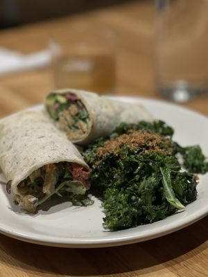 Tempeh wrap  at True Food Kitchen in New Orleans