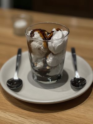 Vegan ice cream   at True Food Kitchen in New Orleans