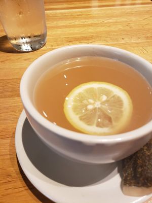 Tulsi tea at True Food Kitchen in New Orleans