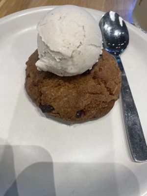 Vegan cookie a la mode    at True Food Kitchen in New Orleans