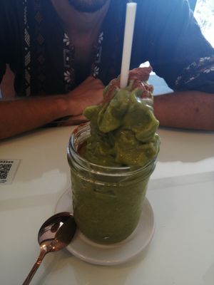 One of their fab smoothies  at Greenery in Cuernavaca