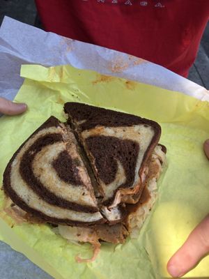 Reuben at DC Vegetarian in Portland