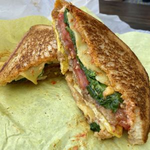 Sausage Breakfast Sandwich  at DC Vegetarian in Portland