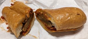 Chicken Parm at DC Vegetarian in Portland