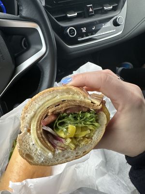 Italian Sub #Veganuary at DC Vegetarian in Portland