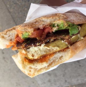 I could eat this every morning... even the bread was incredible! at DC Vegetarian in Portland