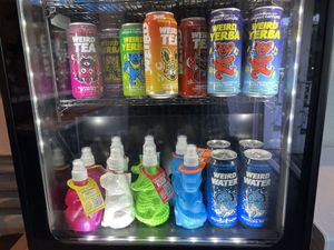 Definitely the only place that carries those Weird drinks…  at DC Vegetarian in Portland