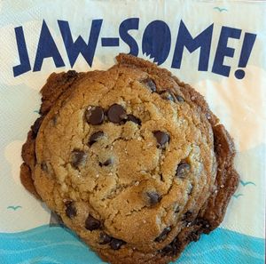 Salted Chocolate Chip Cookie at DC Vegetarian in Portland