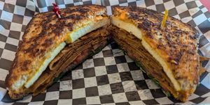 Breakfast Melt at DC Vegetarian in Portland