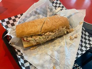 Chicken Salad Sub at DC Vegetarian in Portland