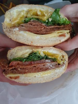 Italian Sub at DC Vegetarian in Portland