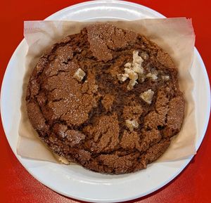 ginger molasses cookie at DC Vegetarian in Portland