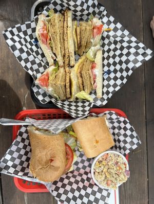 Club & Italian   at DC Vegetarian in Portland