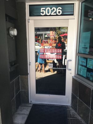 Entrance at DC Vegetarian in Portland