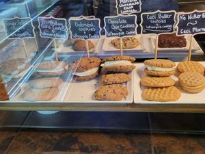 Selection of cookies at Askatu in Seattle