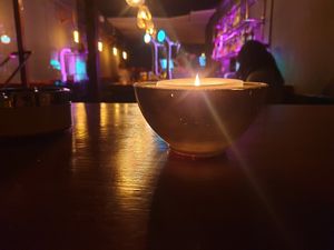 Window bar at Vyb Bar in Barcelona