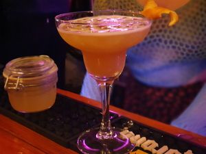 Whiskey Sour at Vyb Bar in Barcelona