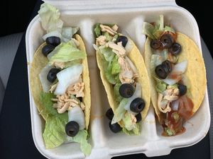 Beef and chicken tacos at Razzle Dazzle in Syracuse