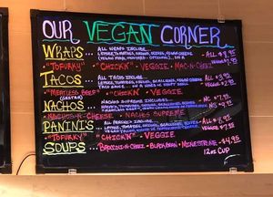 Menu Nov 2019 at Razzle Dazzle in Syracuse