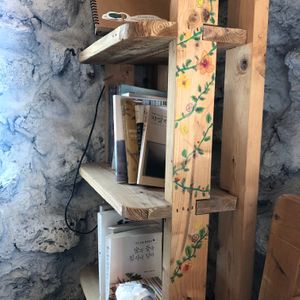 Some books at Jag Eunbueok 작은부엌 in Jeju