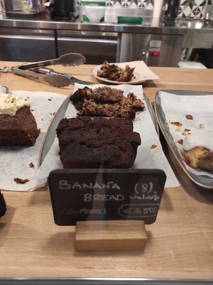 Vegan banana bread at The Bookshelf in Cork