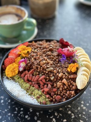 Acai bowl  at Icaro in Apollo Bay