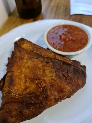 Sambusha at Cafe Sunshine & Salama Tea in Sunshine