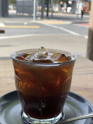 Iced coffee  at Cafe Sunshine & Salama Tea in Sunshine
