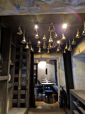 interior at SOMA Cafe in Vilnius