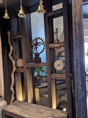 interior at SOMA Cafe in Vilnius