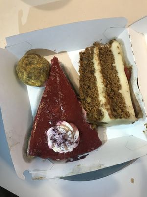 Desserts at SOMA Cafe in Vilnius