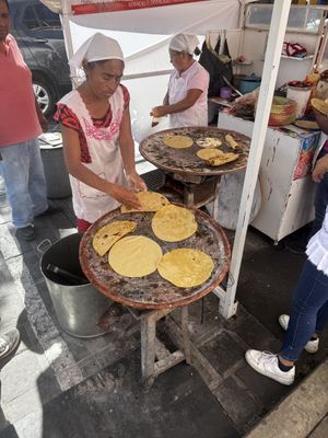 Street food  at Vegan Food Tours Oaxaca in Oaxaca